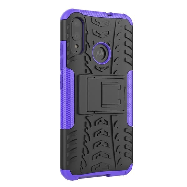 Offroad Motorola Moto E6 Plus etui - Lilla Purple