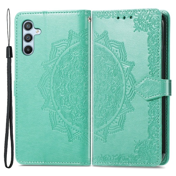 Mandala Samsung Galaxy A54 Flip Fodral - Grön Grön