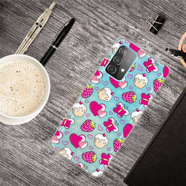 Deco Samsung Galaxy A32 skal - Tårta multifärg