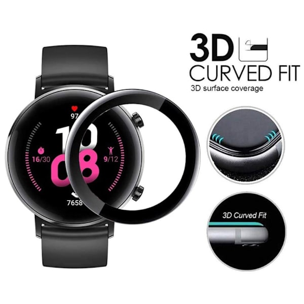 1Pc Huawei Watch GT 2 42mm clear screen protector Transparent