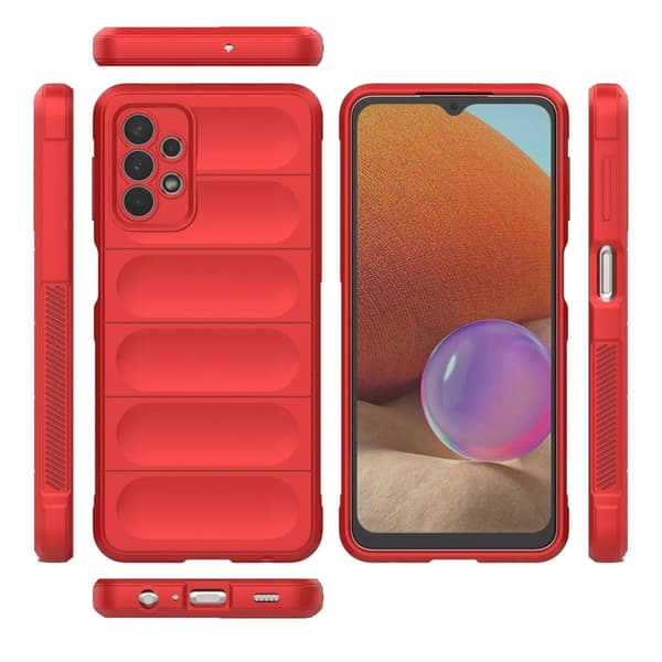 Blødt grebsformet cover til Samsung Galaxy M32 5G / Samsung Galaxy A32 5G - Rød Red