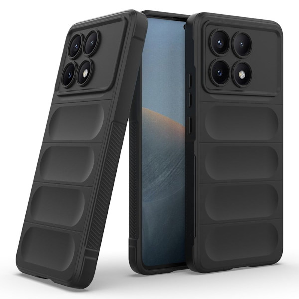 Blødt grebsformet Xiaomi Redmi K70E cover - Lysegrå Silver grey