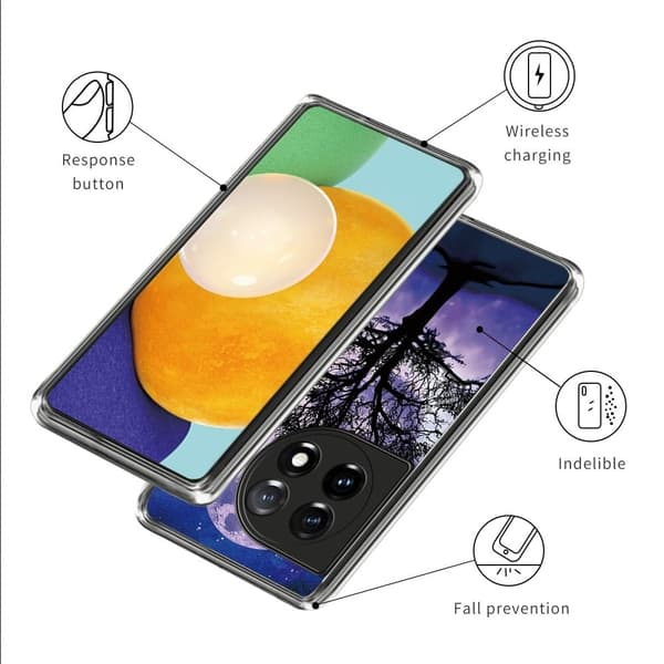 Deco OnePlus Ace 3 / OnePlus 12R deksel - Style I Purple
