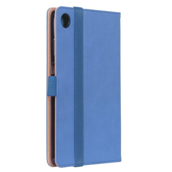 Lenovo Tab M8 business-tyylinen nahkakotelo - Sininen Blue