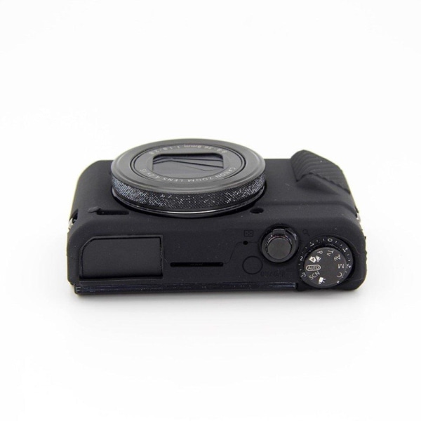 Canon G7X Mark II kameraskal silikon material mjuk flexibel skyd Svart