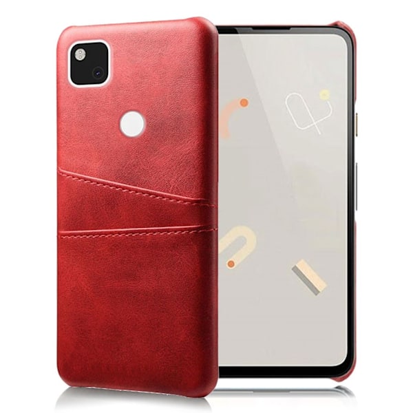 Dual Card deksel - Google Pixel 4a - Rød Red