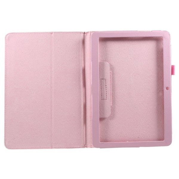 Huawei MediaPad T3 10 Foldbart etui - Lyserød Pink