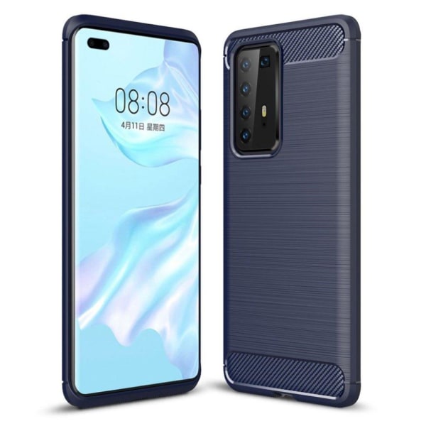 Carbon Flex case - Huawei P40 Pro - Blue Blue