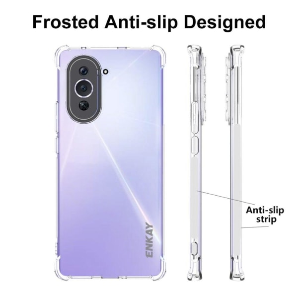 ENKAY klart faldsikkert etui til Huawei nova 10 Transparent