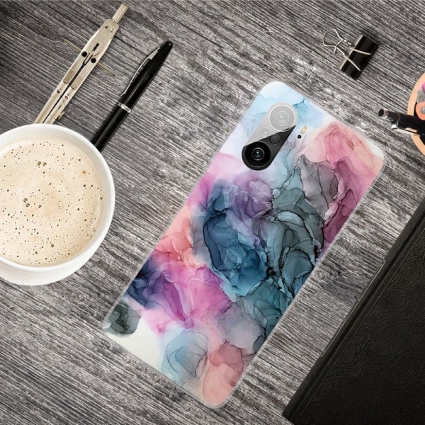 Marble design cover - Osmose Af Rosa Og Grøn Multicolor