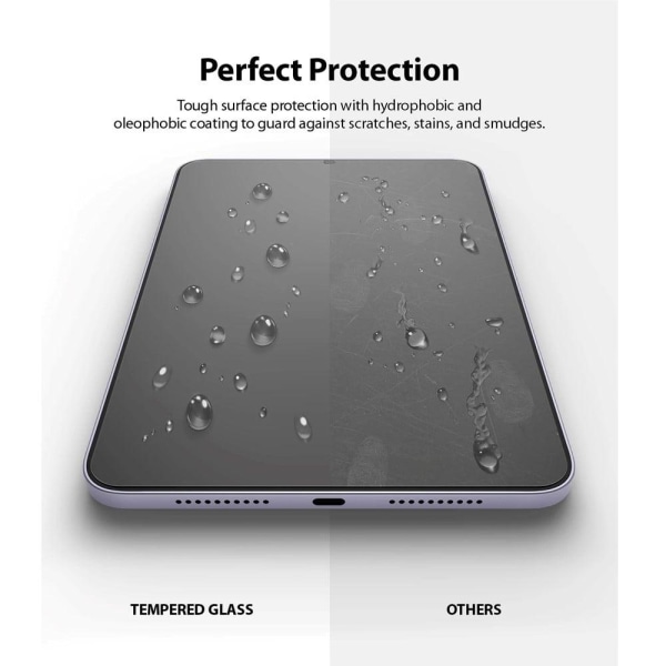 Ringke Suojakalvo Glass iPad Mini 6th 2021 Transparent