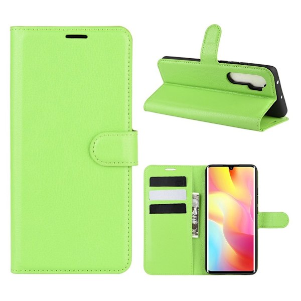 Classic Xiaomi Mi Note 10 Lite flip etui - Grønn Green