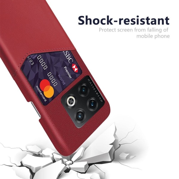 Bofink OnePlus 10 Pro skal med korthållare - Röd Röd