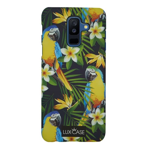 Lux-Case Tropicase™ for Samsung Galaxy A6 Plus - Macaw Multicolor