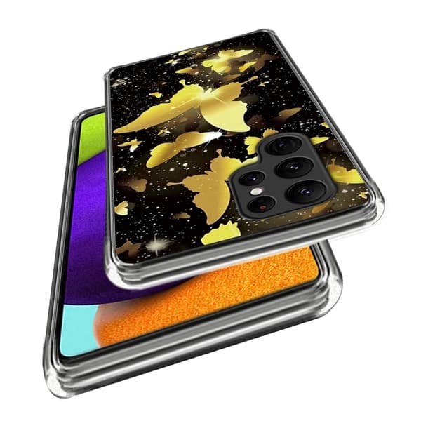 Deco Samsung Galaxy S24 Ultra deksel - Speilkatt Silver grey