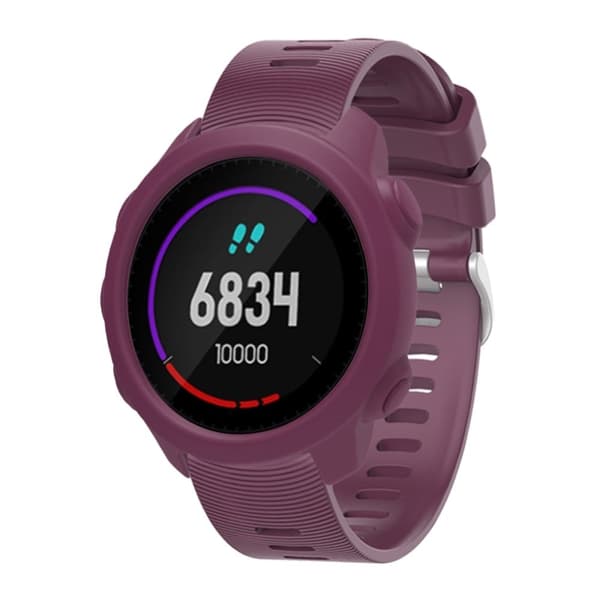 Garmin Forerunner 245 Music / Forerunner 245 Klockfodral Mjukt silikonskydd - Vinröd Röd