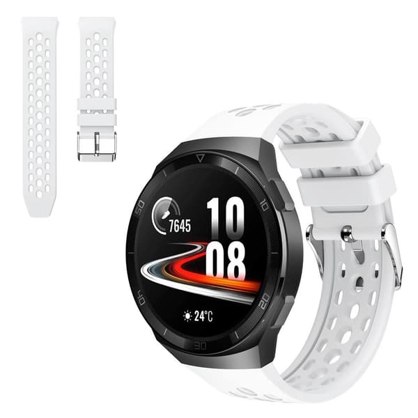 Huawei Watch GT 2e silicone watch band - White Vit