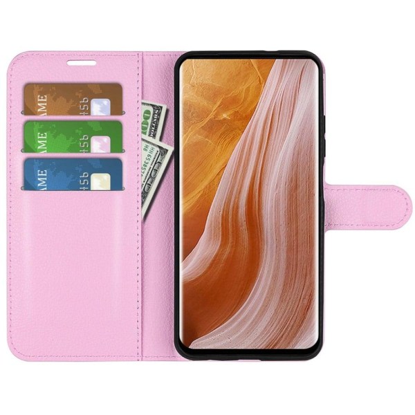 Klassisk ZTE Axon 40 Ultra Flip Etui - Lyserød Pink