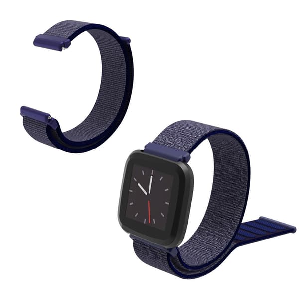 Fitbit Versa Lite velcro urrem - Mørkeblå Blue