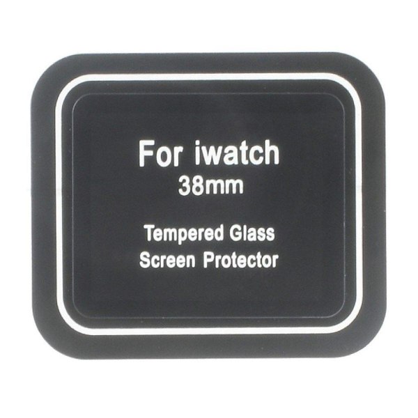 Apple Watch 38mm heltäckande skärmskydd i härdat glas Transparent