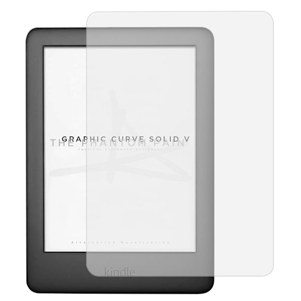Amazon Kindle Paperwhite 4 (2018) arc edge iskunkestävä karkaistua lasia näytönsuojus Transparent