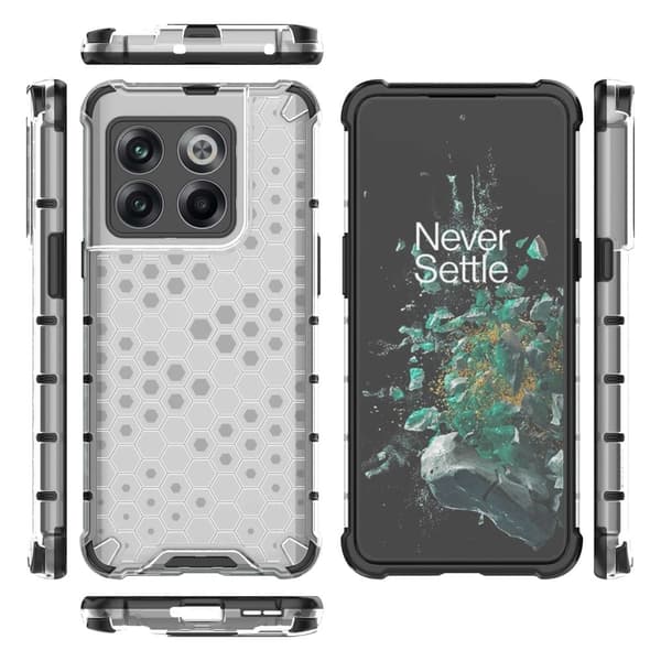 Bofink Honeycomb OnePlus Ace Pro / 10t Suojakotelo - Harmaa Silver grey