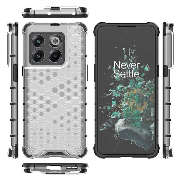 Bofink Honeycomb OnePlus Ace Pro / OnePlus 10T skal - Silver/Grå Silvergrå