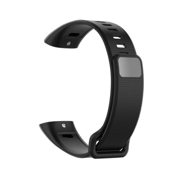 Huawei Band 2 Pro / Band 2 silikone Urrem - Sort Black