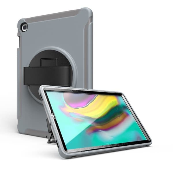 Samsung Galaxy Tab S5e 360 kääntyvä kestävä kotelo - Harmaa Silver grey