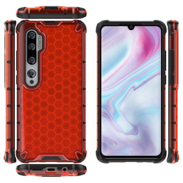 Bofink Honeycomb Xiaomi Mi CC9 Pro / Mi Note 10 cover – Rød Red