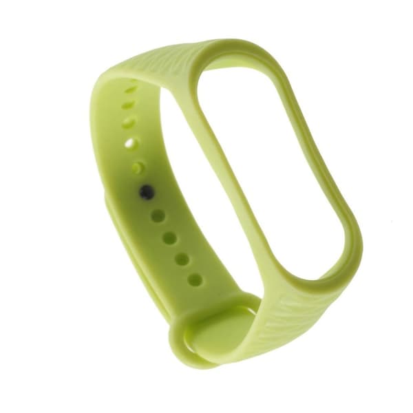 Xiaomi Mi Band 3 klockarmband romb textur sport silikon - Grön Grön