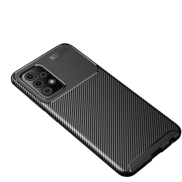 Carbon Shield Samsung Galaxy A72 5G Etui - Svart Black