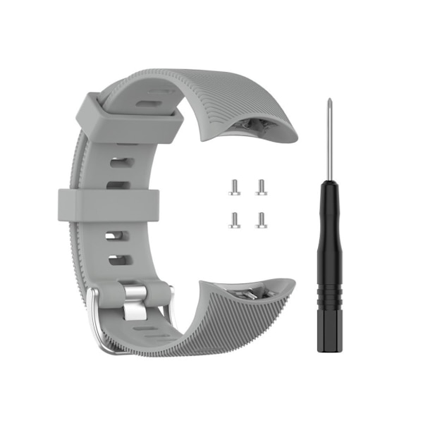 Garmin Forerunner 45 komfortabel silikone Urrem - Grå Silver grey