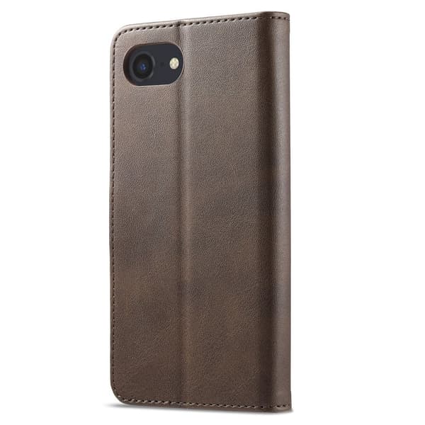 LC.IMEEKE iPhone 16e flip case - Ruskea Brown