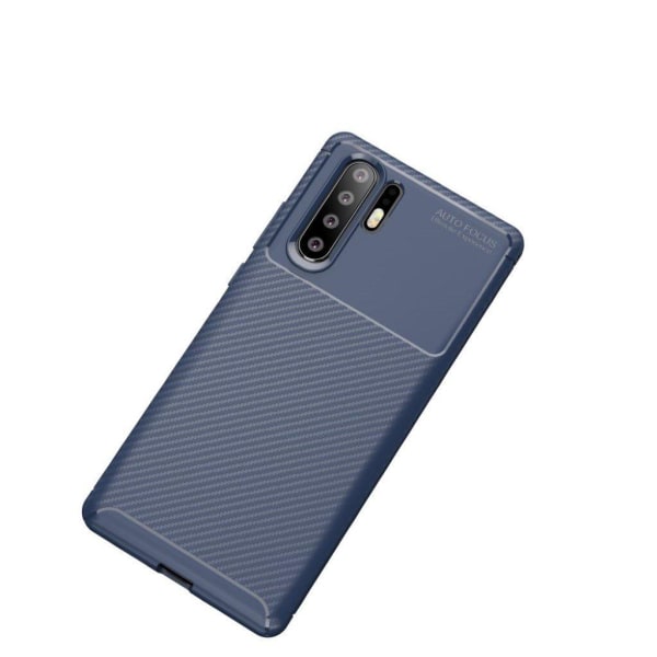 Huawei P30 Pro carbon fiber case - Blue Blå
