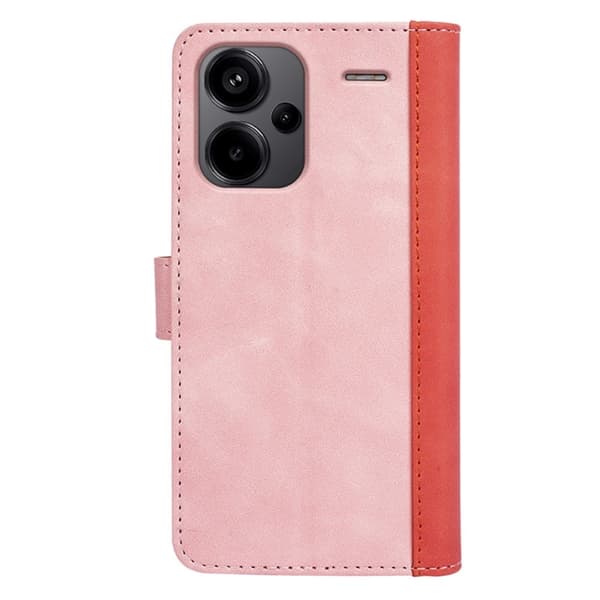 Tofarget lærdeksel for Xiaomi Redmi Note 13 Pro Plus - Rosa Pink