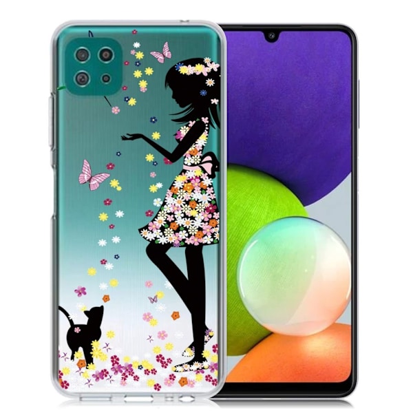 Deco Samsung Galaxy A22 5G skal - Vacker Flicka multifärg