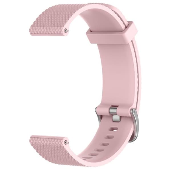 20mm Universal simple silicone watch strap - Pink Rosa