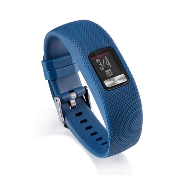 Garmin VivoFit 4 klockarmband flexibel TPE och TPU material träningsklocka halkfri - Mörkblå Blå