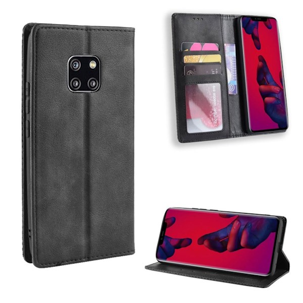 Bofink Vintage läder Huawei Mate 20 Pro fodral - Svart Svart