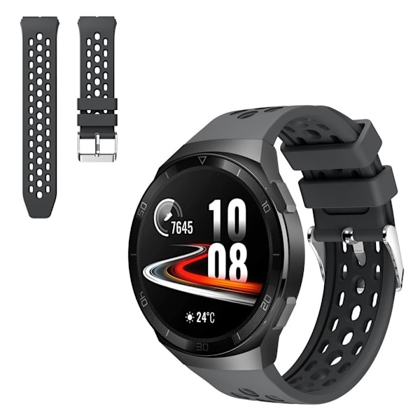 Huawei Watch GT 2e silikoninen kellonauha - Harmaa Silver grey