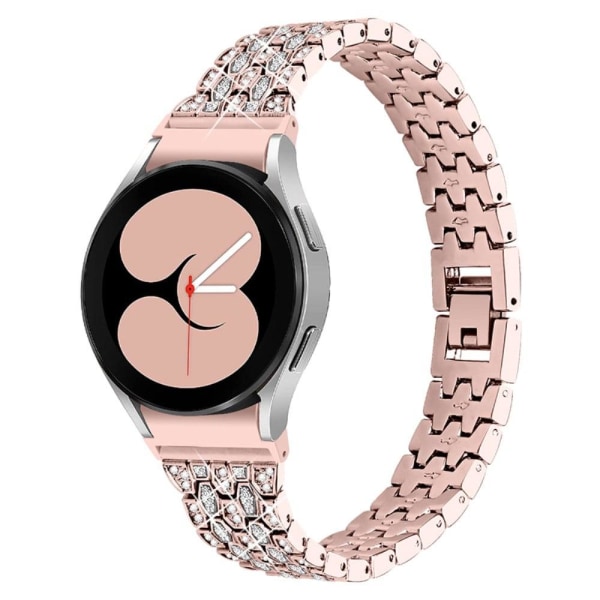 Rhinestone décor watch strap for Samsung Galaxy Watch 4 - Rose P Rosa