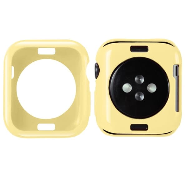 Apple Watch Series 5 40 mm enkelt silikonetui - Gul Yellow