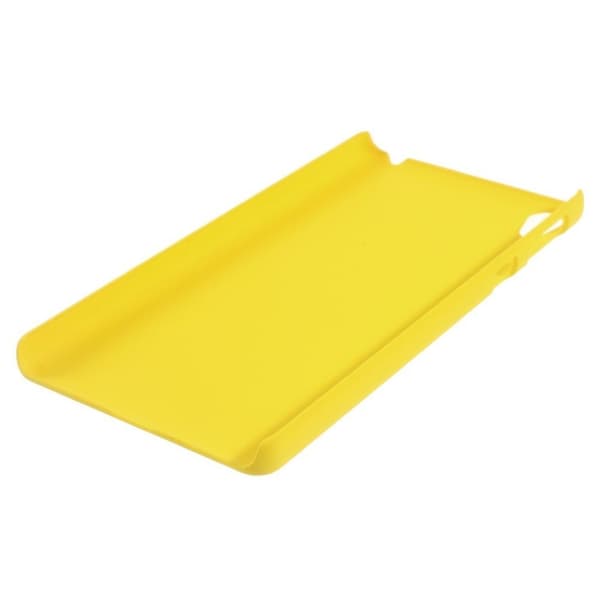 Christensen gummiert deksel for Sony Xperia E5 - Gul Yellow