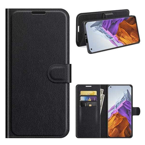 Classic Xiaomi Mi 11 Pro flip kuoret - Musta Black
