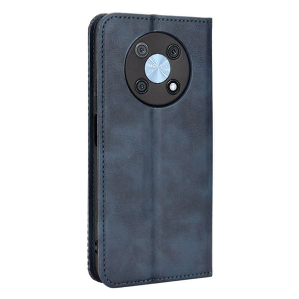 Bofink Vintage Huawei Nova Y90 Læretui - Blå Blue