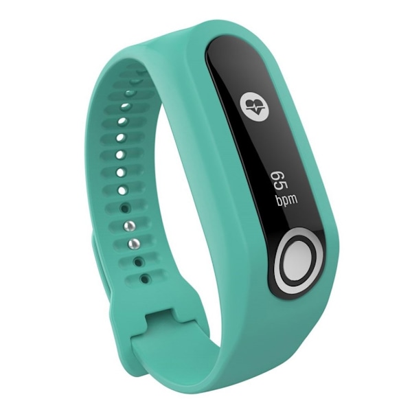 TomTom Touch Holdbart silikone rem - Turkis Blue