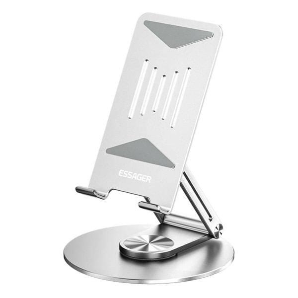 ESSAGER Universal rotatable phone and tablet stand bracket - Sil Silvergrå