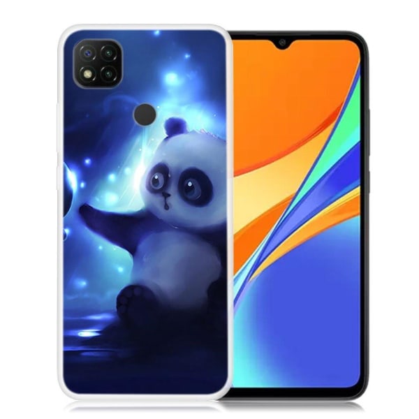 Deco Xiaomi Redmi 9C Etui - Panda Blue