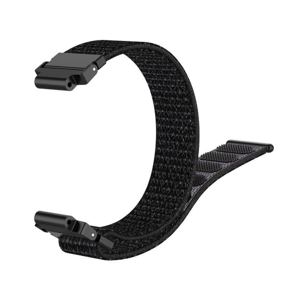 Garmin Forerunner 220 / 230 / 235 / 630 / 620 / 735 nylonarmband - Svart Svart